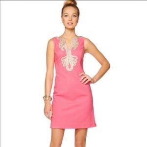 Lilly Pulitzer Janice Shift Dress Pink Salmon